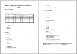 Cert comp schedule pic